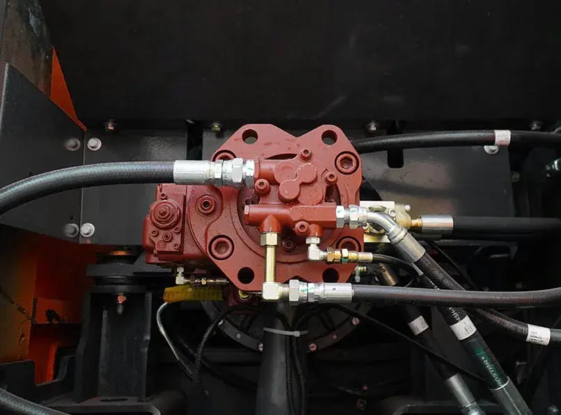 Variable displacement axial piston pump.